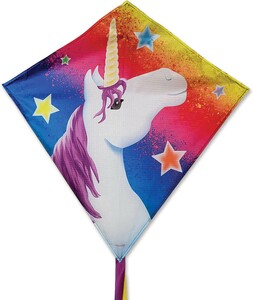 Premier Kites Cerf-volant monocorde Losange 25'' Licorne 630104152321