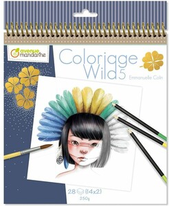 Avenue Mandarine Avenue Mandarine - Cahier De Coloriage Wild 5 3609510521202