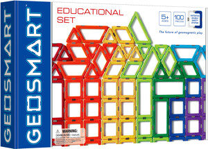 GeoSmart Geosmart Ensemble Éducatif 100 Pièces (fr/en) (Construction Magnétique) 5414301250012