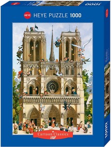 Heye Casse-tête 1000 J-J Loup - Vive Notre-Dame! Paris, France 4001689299057
