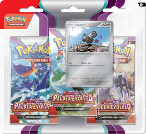 Pokémon Pokemon Scarlet & Violet Paldea Evolved 3pk blister Varoom *