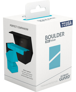 ultimate guard Ultimate Guard Deck Box Boulder 100+ solid Turquoise 4056133029261