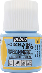 pébéo Peinture pour porcelaine 150 45ml bleu pastel 51 3167860240513