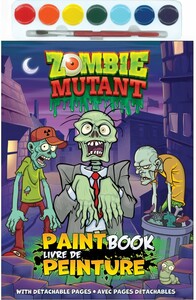 Imagine Publications Livre de peinture zombie mutant (fr/en) 9782897135423