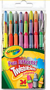 Crayola 24 crayons mini twistables fun 10063652572407