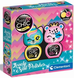 Clementoni Crazy chic Vernis à ongles jaune-rose (fr/en) 8005125188161