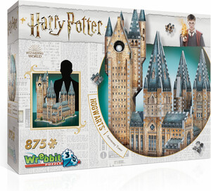 Wrebbit Casse-tête 3D Harry Potter château Poudlard, La Tour d’astronomie (875pcs) 665541020155