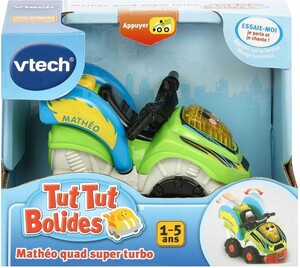VTech VTech Tut Tut Bolides Vehicule Mathéo, quad super turbo (fr) 3417765171055