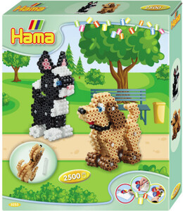 Hama Hama Midi Ensemble cadeau chien et chat 3D 028178032531