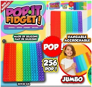 POP-IT POP IT Fidget SERIE #9 Jumbo size 30 cm 824464106722