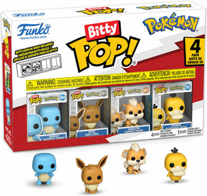 Funko Bitty pop 4pk squirtle 889698811354