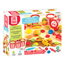 Tutti Frutti Pâte à modeler ensemble trio de hamburgers 061404147029