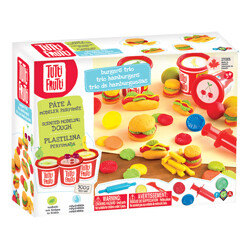 Tutti Frutti Pâte à modeler ensemble trio de hamburgers (fr/en) 061404147029