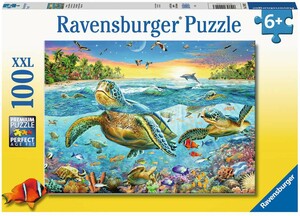 Ravensburger Casse-tête 100 XXL Les tortues de mer 4005556129423