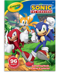 Crayola Livre à colorier 96 pages Sonic 063652883605
