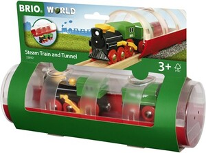 BRIO Brio Train en bois Train à vapeur et tunnel 33892 7312350338928