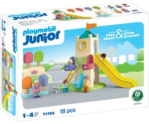 Playmobil Playmobil 71703 JUNIOR Aire de jeux avec toboggan géant 4008789717030