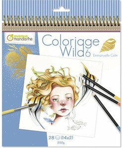 Avenue Mandarine Avenue Mandarine - Cahier De Coloriage Wild 6 3609510521240