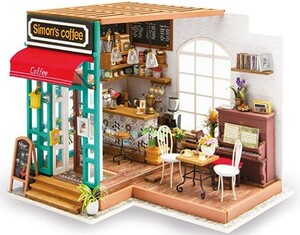Robotime Mini maison à construire - Simon's coffee 6946785164657