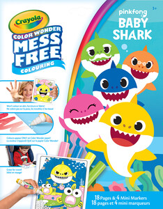 Crayola Color Wonder Pages & Mini marqueurs - Baby Shark 063652243409