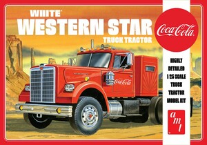 AMT Modèle à coller WHITE WESTERN STAR SEMI, Coke, 1/25 849398035689