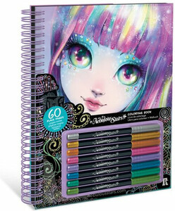 Nebulous Stars Nebulous Stars Livre de coloriage à pages noires - Isadora 694704111362