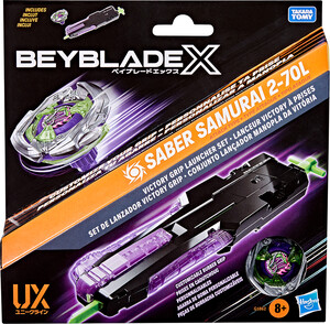 Beyblade Beyblade x - Samurai Saber et lanceur de luxe 195166297132