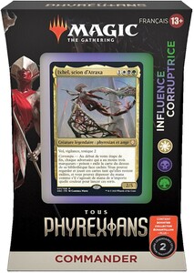 Wizards of the Coast MTG Phyrexia All Will Be One Influence Corruptrice Commander Deck (français) 