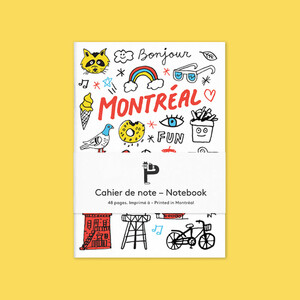 Paperole Cahier de notes Top Montréal - Francis Léveillée 679544008249
