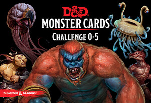 Gale Force Nine Donjons et dragons 5e DnD 5e (en) Monster Cards Challenge 0-5 (D&D) 9780786966721