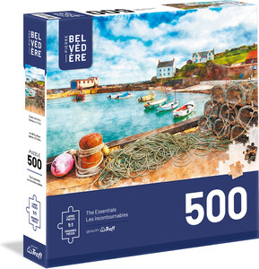 Trefl Casse-tête 500 Large Bateaux et filets 061152702402