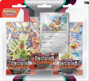 Pokémon Pokemon Scarlet & Violet obsidian flames Eevee 3pk blister 820650853784