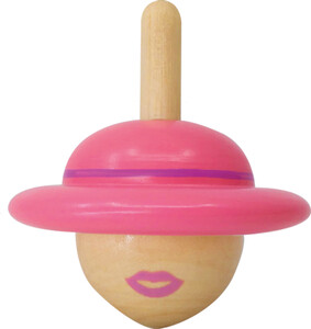 Svoora Toupie de bois en forme de chapeau "La dame" 5208006130133