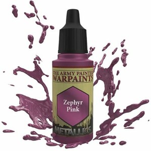 The Army Painter Warpaints acrylics Metallics - Zephyr Pink 18ml/0.6 Oz 5713799148505