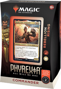 Wizards of the Coast MTG Phyrexia All Will Be One Rebellion Rising Commander Deck 