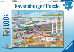 Ravensburger Casse-tête 100 XXL Construction de l'aéroport 4005556106240