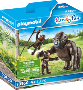 Playmobil Playmobil 70360 Gorille avec ses petits (mars 2021) 4008789703606