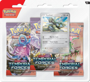 Pokémon Pokemon Scarlet & Violet Temporal Forces - 3pk Blister Cyclizar POKEMON