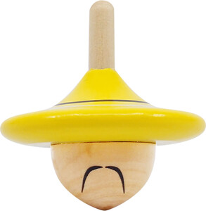 Svoora Toupie de bois en forme de chapeau "Le chinois" 5208006130126