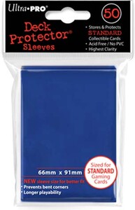 Ultra PRO Protecteurs de cartes Standard PRO-Gloss bleu 50ct 074427826703