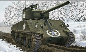 Academy Modèle à coller M4A3 (76) W Battle of the Bulge" 1/35" 8809258925293