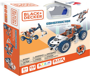 Constructor Constructor Jr - Ensemble 12 modèles en 1, 152 pièces 878834008086