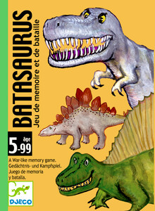 Djeco Batasaurus (fr/en) jeu de mémoire et de bataille 3070900051362