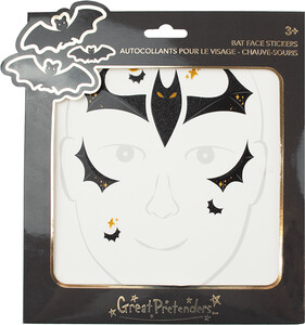 Creative Education Costume Bat Face Stickers 771877876035
