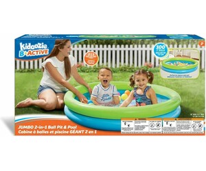 Kidoozie Kidoozie : Piscine à balles ou à eau géantes 2-en-1 127cm X 22.8cm 020373026520