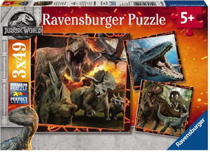 Ravensburger Casse-tête 49x3 Jurassic World : Instinct de chasseur 4005556080540