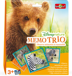 Bioviva Disney Nature - Memo trio (fr/en) 3569160300018