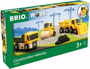 BRIO Brio Train en bois Véhicules de construction 33658 7312350336580