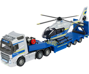 Majorette majorette - camion volvo + hélicoptère de police airbus 3467452079003