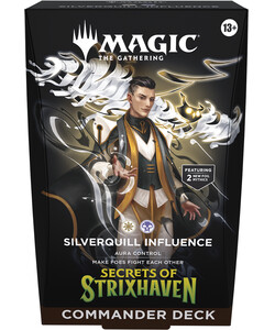 Wizards of the Coast MTG Secrets of strixhaven - commander deck Silverquill Influence MTG